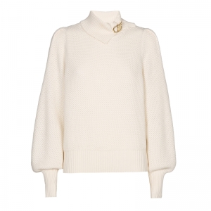 aangename pull met wafelstruct 92 Cream