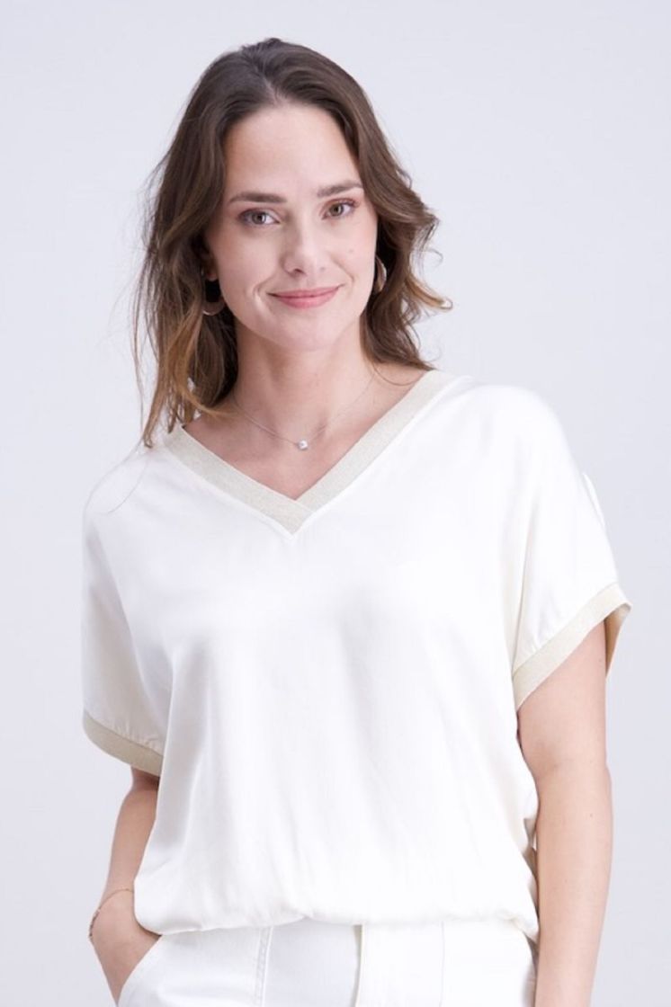 1 ecru lurex