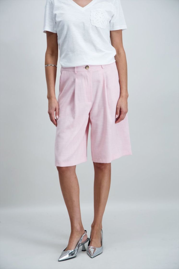  4 rose chiné