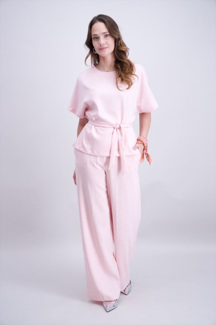  4 rose chiné