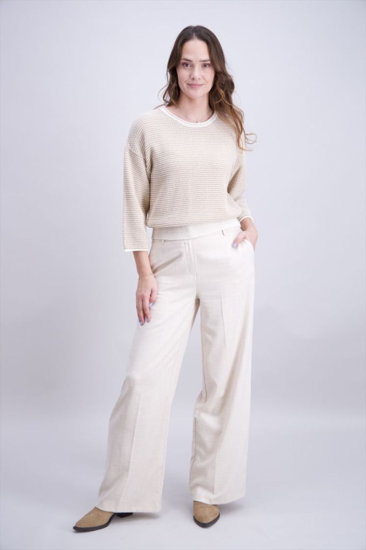  2 beige chiné