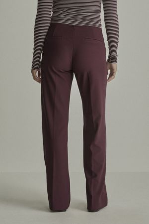 Mira (Elastic) Twill Jersey 434 Burgundy Re