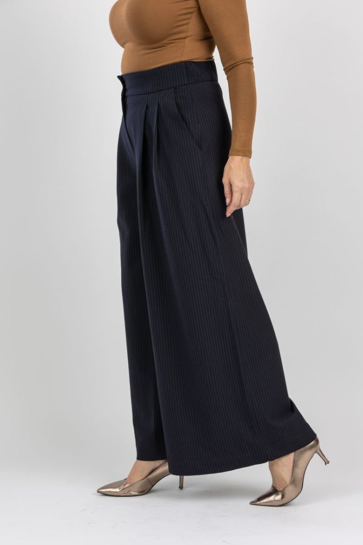  navy pinstripe